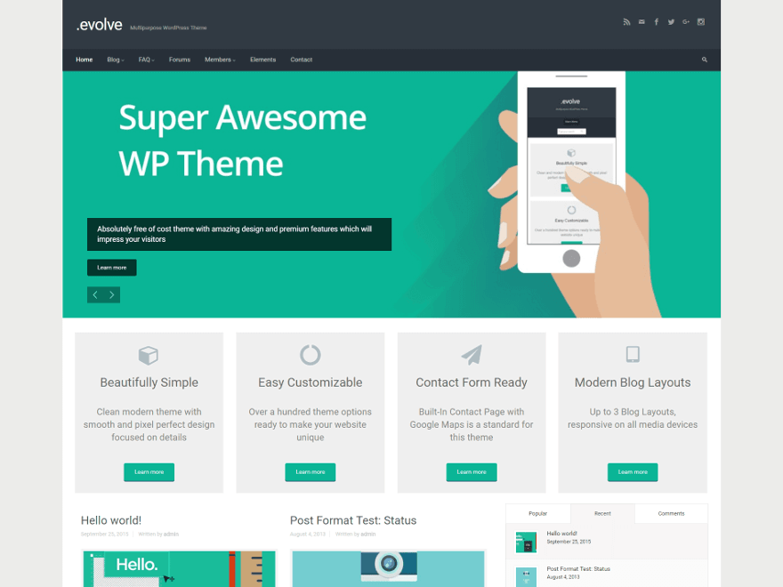 templates wordpress
