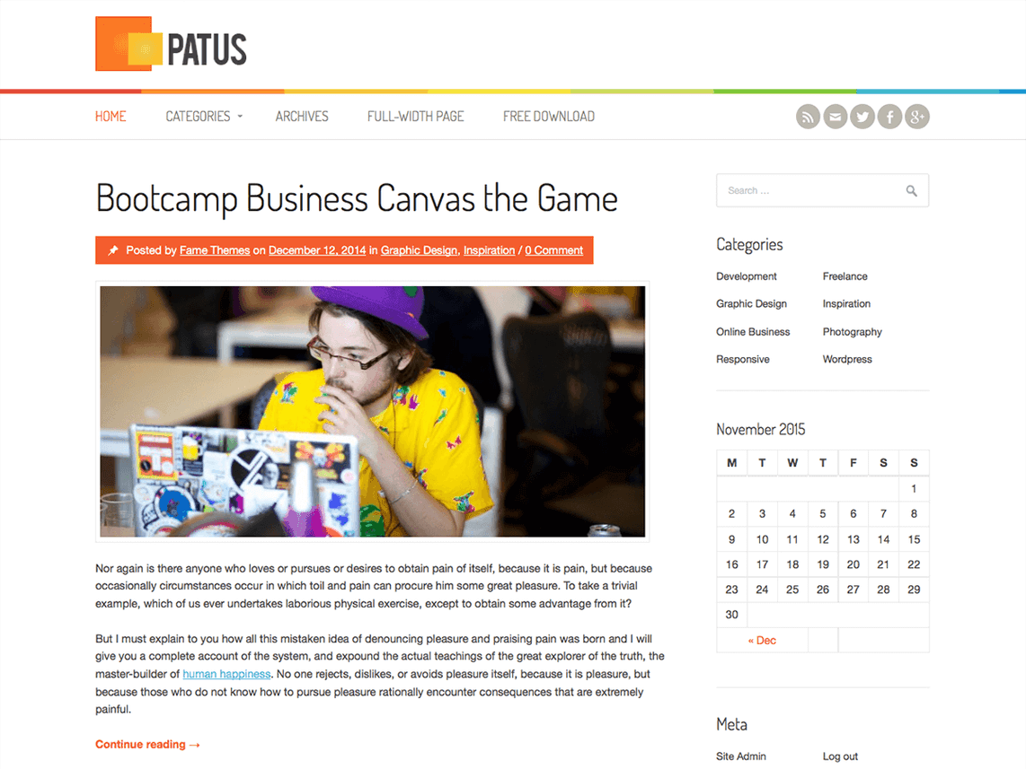 templates wordpress