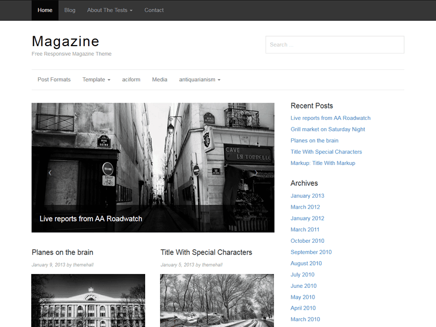 templates wordpress