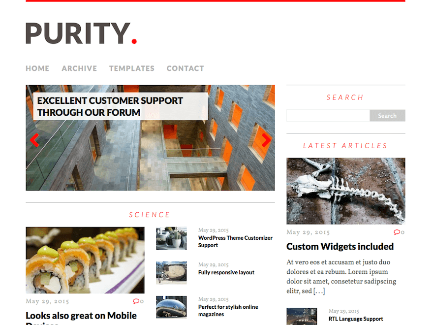 templates wordpress