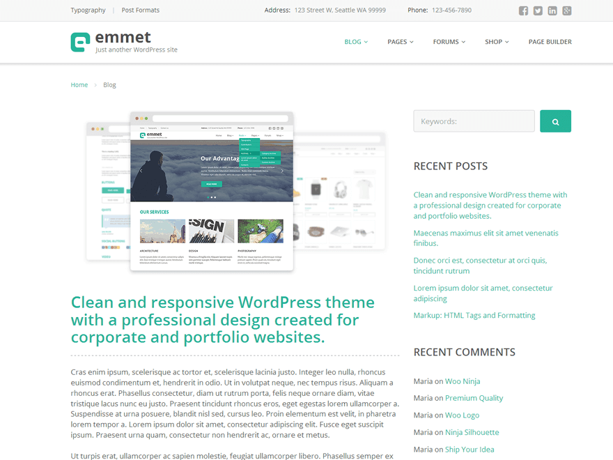 templates wordpress