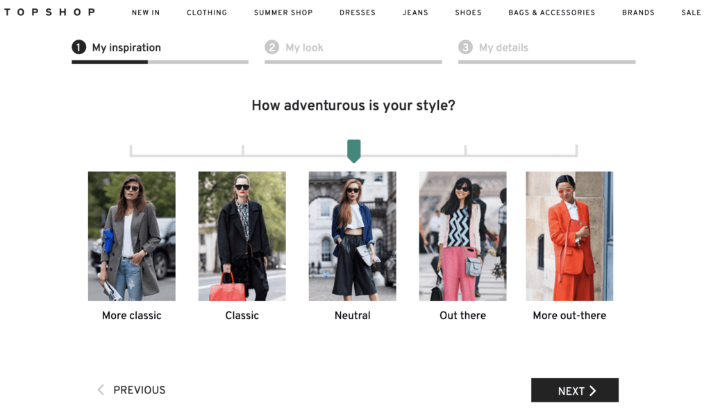 Topshop quiz