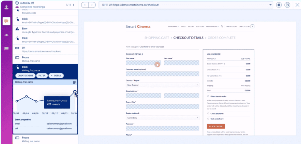 Smartlook tool