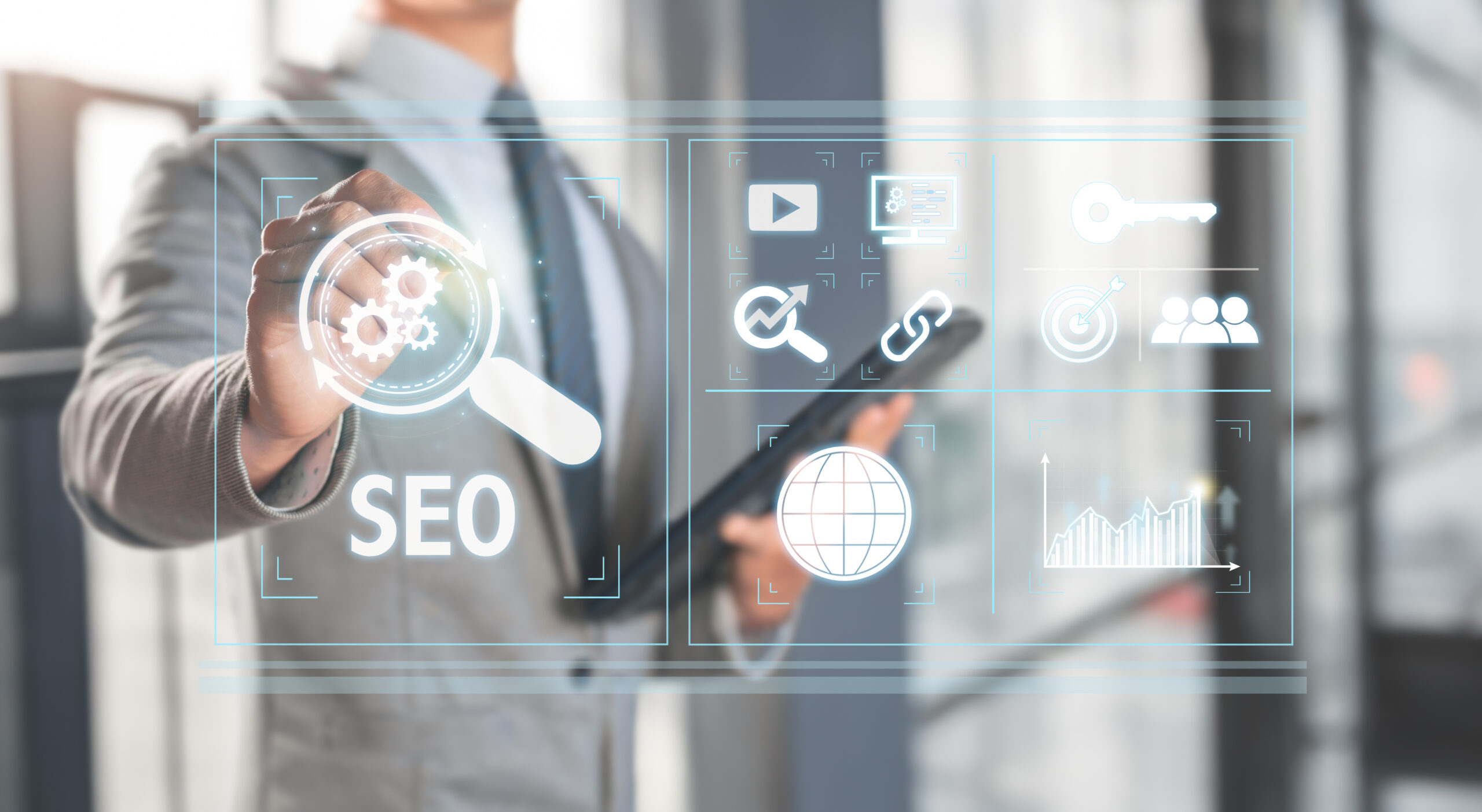 Ferramentas de análise de otimização de SEO: empreendedores em busca das principais informações de posicionamento.
