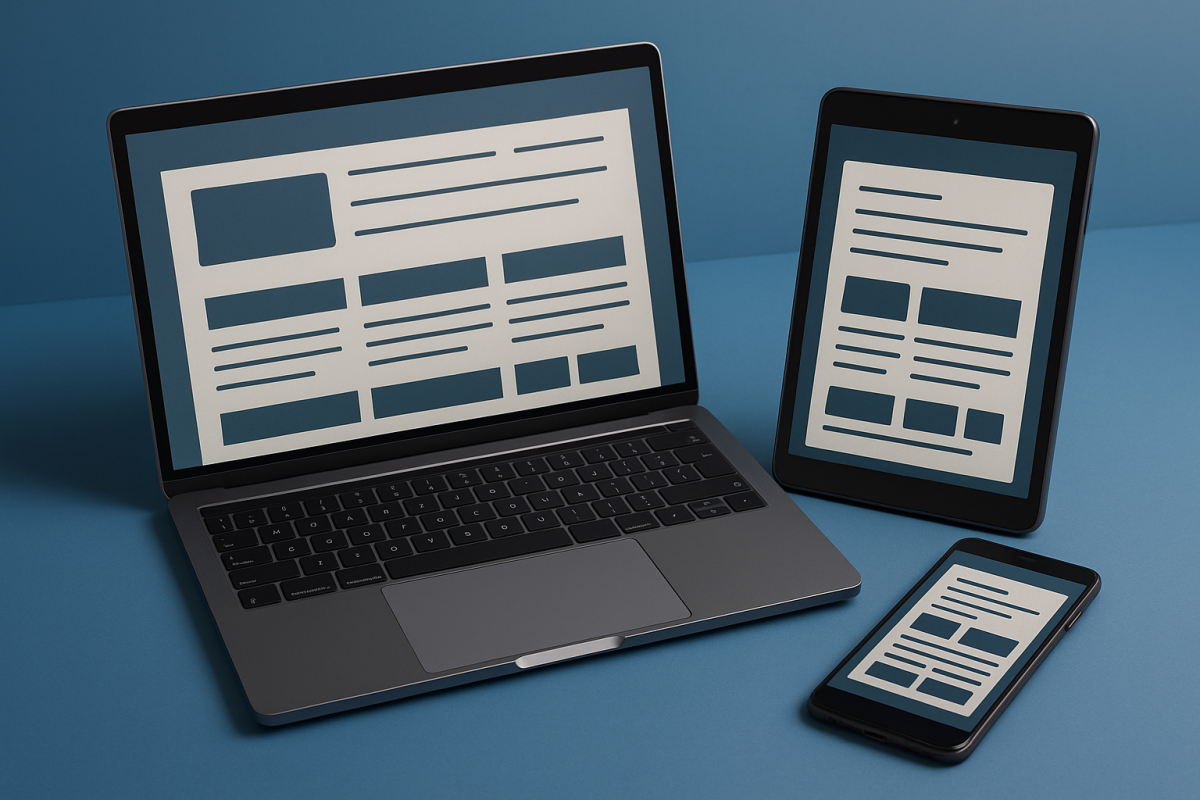 dispositivos com design responsivo