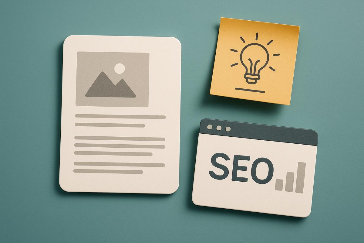 Elementos visuais relacionados a SEO